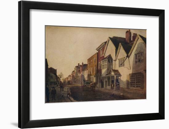 Eton High Street, c19th century, (1924)-Peter De Wint-Framed Giclee Print