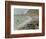 Etretat, Beach and the Porte D'Amont, 1883-Claude Monet-Framed Giclee Print