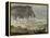 Etretat, mer agitée-Claude Monet-Framed Premier Image Canvas