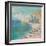 Étretat: the Beach and the Falaise D'amont, 1885 (Oil on Canvas)-Claude Monet-Framed Giclee Print