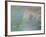 Etretat, the Cliff, Reflections on Water; 1885-Claude Monet-Framed Giclee Print