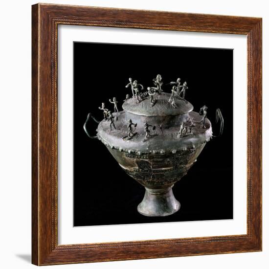 Etruscan Art : Bronze Funerary Urn-null-Framed Photographic Print