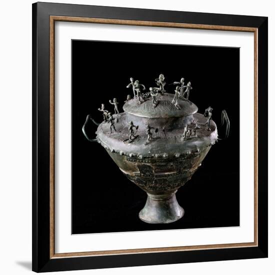 Etruscan Art : Bronze Funerary Urn-null-Framed Photographic Print