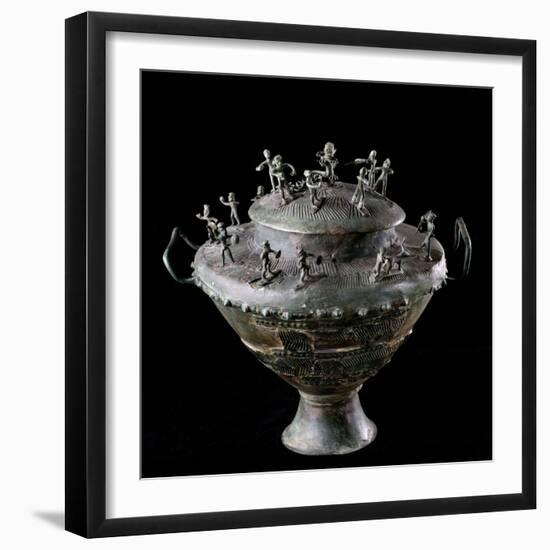 Etruscan Art : Bronze Funerary Urn-null-Framed Photographic Print