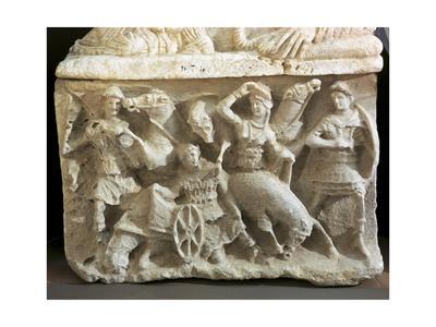 etruscan depicting funerary hippolytus urn