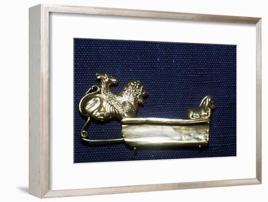 Etruscan Gold Fibula of Chimera, 6th century BC-Unknown-Framed Giclee Print