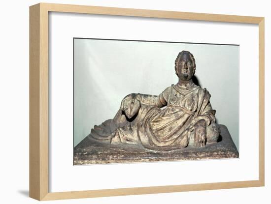 Etruscan sarcophagus. Artist: Unknown-Unknown-Framed Giclee Print