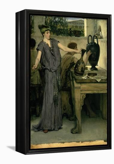 Etruscan Vase Painters, 1871-Sir Lawrence Alma-Tadema-Framed Premier Image Canvas