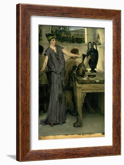 Etruscan Vase Painters, 1871-Sir Lawrence Alma-Tadema-Framed Giclee Print