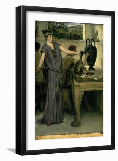 Etruscan Vase Painters, 1871-Sir Lawrence Alma-Tadema-Framed Giclee Print