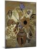 Etruscan Vase with Flowers, 1900-10-Odilon Redon-Mounted Giclee Print