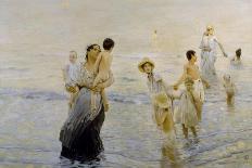 July (On Beach), 1893-1894-Ettore Tito-Giclee Print