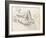 Etude d'après la sculpture de Michel-Ange : tombeau des Médicis, Florence, étude de main-Gustave Moreau-Framed Giclee Print