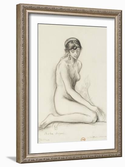 Etude d'après le modèle pour les filles de Thespius-Gustave Moreau-Framed Giclee Print