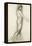 Etude d'après le modèle pour Salomé-Gustave Moreau-Framed Premier Image Canvas