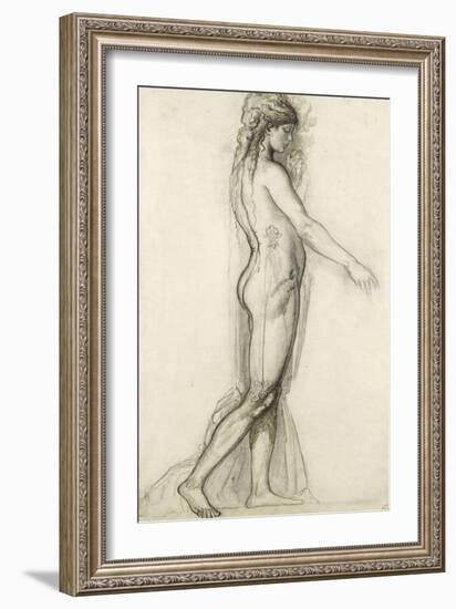 Etude d'après le modèle pour Salomé-Gustave Moreau-Framed Giclee Print