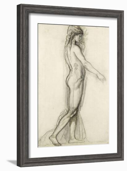 Etude d'après le modèle pour Salomé-Gustave Moreau-Framed Giclee Print