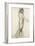 Etude d'après le modèle pour Salomé-Gustave Moreau-Framed Giclee Print