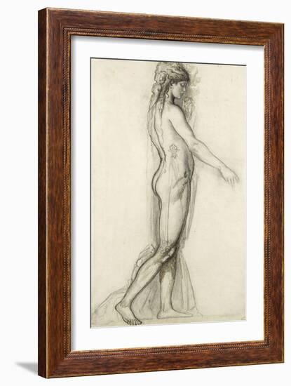 Etude d'après le modèle pour Salomé-Gustave Moreau-Framed Giclee Print