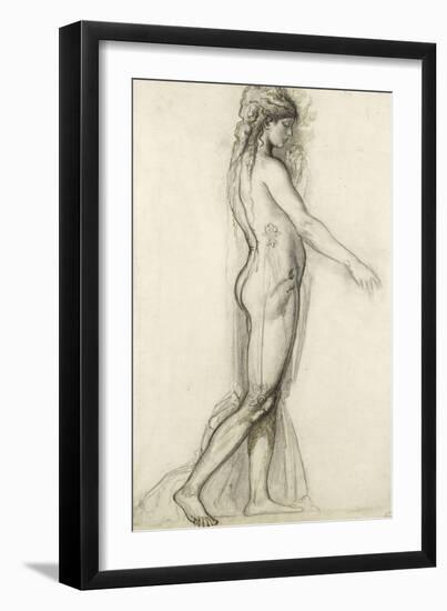 Etude d'après le modèle pour Salomé-Gustave Moreau-Framed Giclee Print