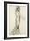 Etude d'après le modèle pour Salomé-Gustave Moreau-Framed Giclee Print