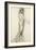 Etude d'après le modèle pour Salomé-Gustave Moreau-Framed Giclee Print