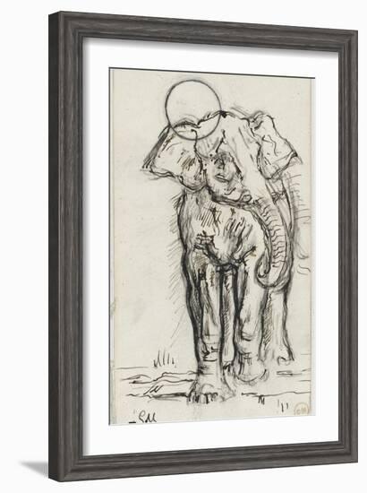 Etude d'éléphant-Gustave Moreau-Framed Giclee Print