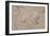 Etude d'un cheval galopant vers la gauche; étude pour le portrait du duc de Chartres-Pierre Mignard-Framed Giclee Print
