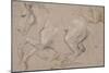 Etude d'un cheval galopant vers la gauche; étude pour le portrait du duc de Chartres-Pierre Mignard-Mounted Giclee Print
