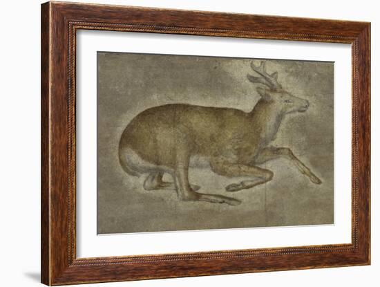 Etude d'un jeune cerf-Jacopo Bellini-Framed Giclee Print