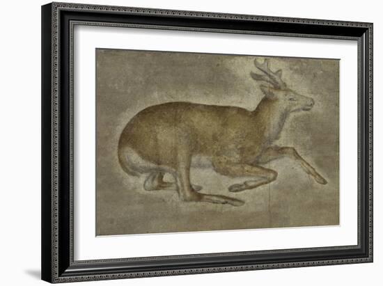 Etude d'un jeune cerf-Jacopo Bellini-Framed Giclee Print