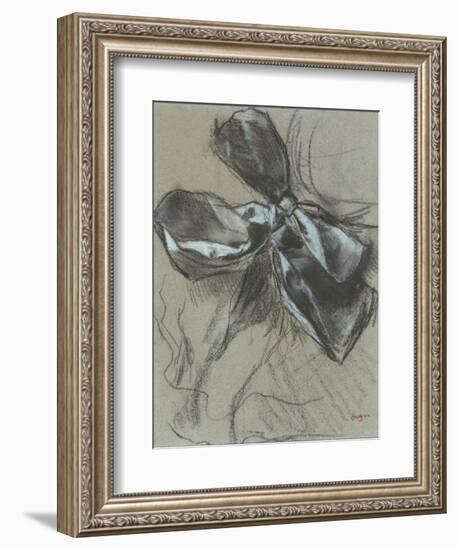 Etude d'un noeud de ruban-Edgar Degas-Framed Giclee Print