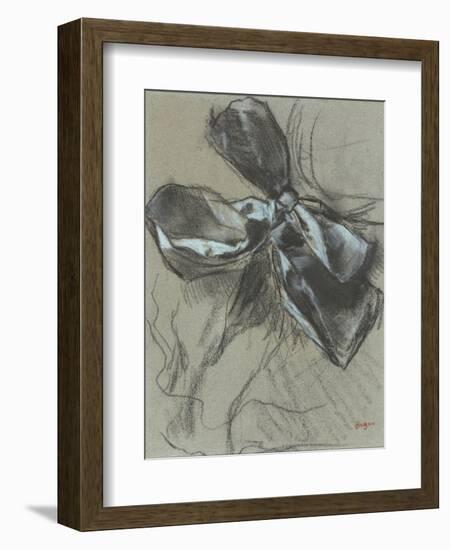 Etude d'un noeud de ruban-Edgar Degas-Framed Giclee Print