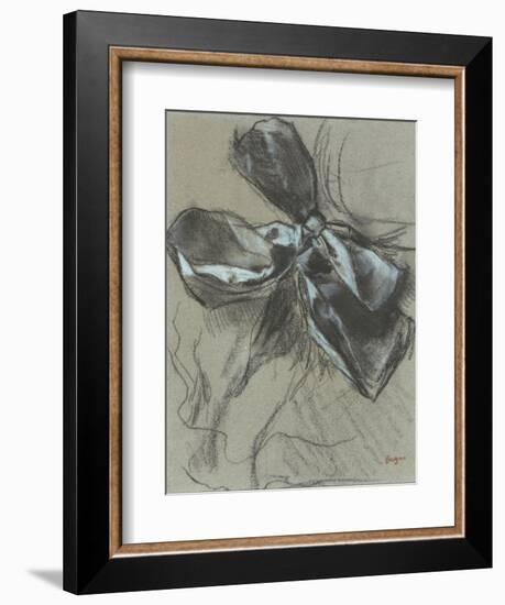 Etude d'un noeud de ruban-Edgar Degas-Framed Giclee Print