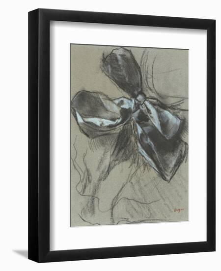 Etude d'un noeud de ruban-Edgar Degas-Framed Giclee Print