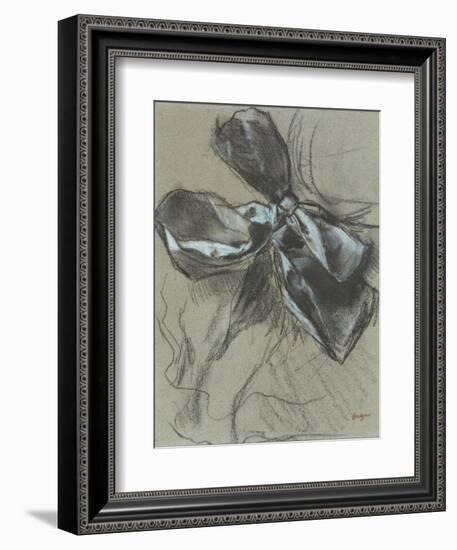 Etude d'un noeud de ruban-Edgar Degas-Framed Giclee Print