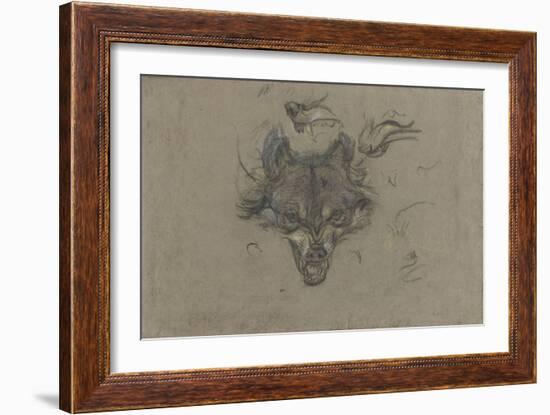 Etude d'un renard-Pieter Boel-Framed Giclee Print