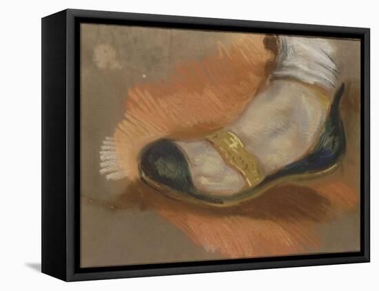 Etude d'une babouche; étude pour "La Mort de Sardanapale"; 1827-1828-Eugene Delacroix-Framed Premier Image Canvas
