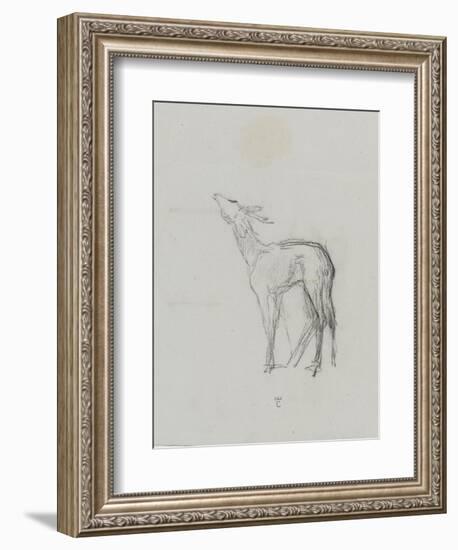 Etude de biche-Thomas Couture-Framed Giclee Print