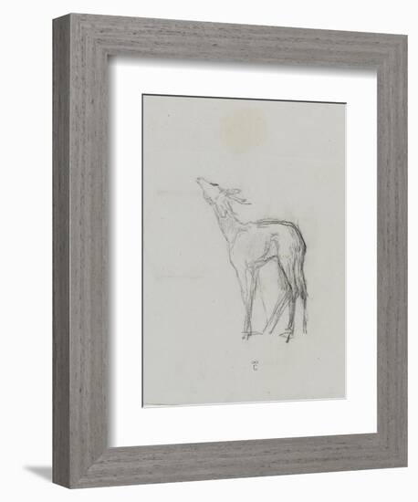 Etude de biche-Thomas Couture-Framed Giclee Print