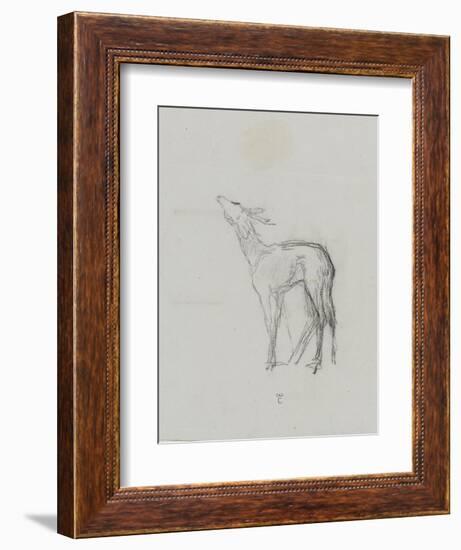 Etude de biche-Thomas Couture-Framed Giclee Print