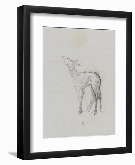 Etude de biche-Thomas Couture-Framed Giclee Print