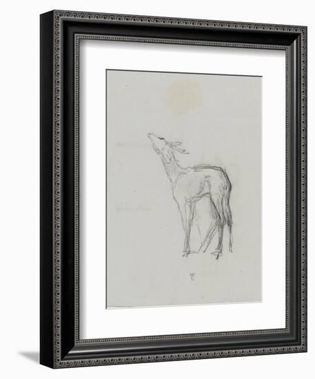 Etude de biche-Thomas Couture-Framed Giclee Print