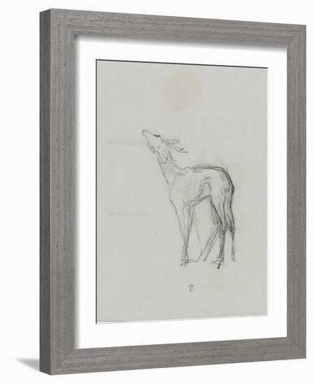 Etude de biche-Thomas Couture-Framed Giclee Print