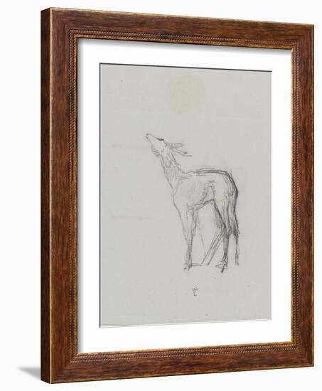 Etude de biche-Thomas Couture-Framed Giclee Print