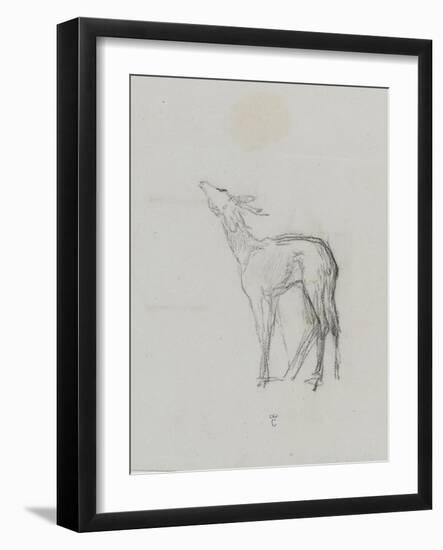 Etude de biche-Thomas Couture-Framed Giclee Print