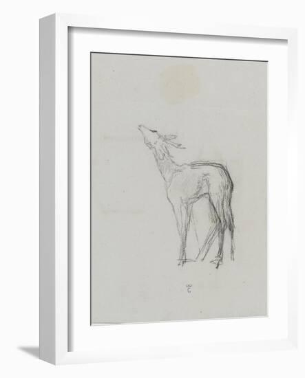 Etude de biche-Thomas Couture-Framed Giclee Print