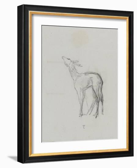 Etude de biche-Thomas Couture-Framed Giclee Print