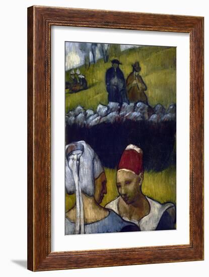 Etude de Bretonnes, vers 1888-Emile Bernard-Framed Giclee Print