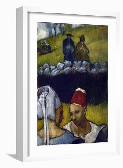 Etude de Bretonnes, vers 1888-Emile Bernard-Framed Giclee Print